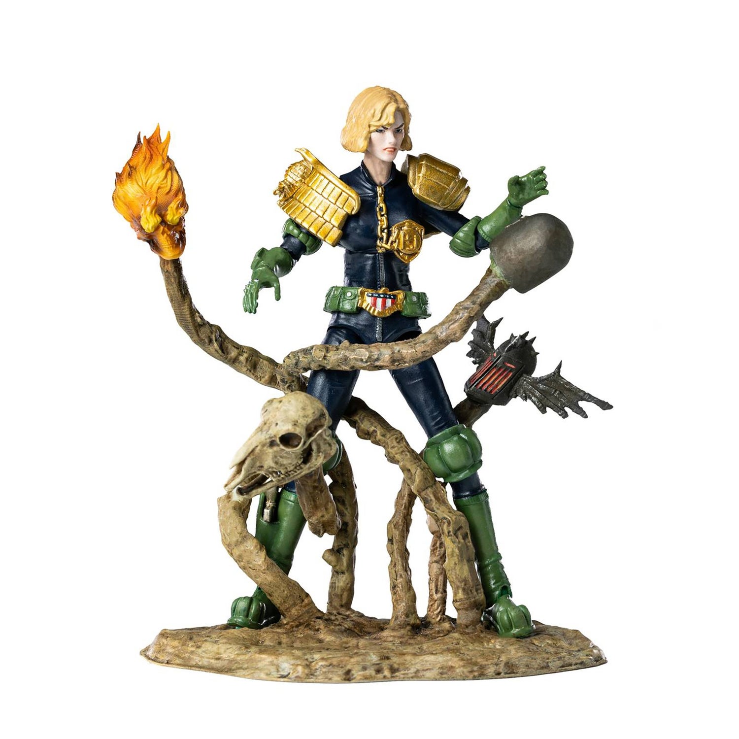 HIYA Judge Dredd 1:18 Judge Anderson VS The Dark Judges Action Figure
