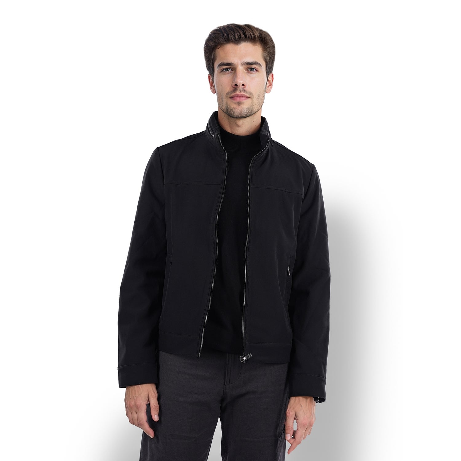 Polyester biker jacket on sale
