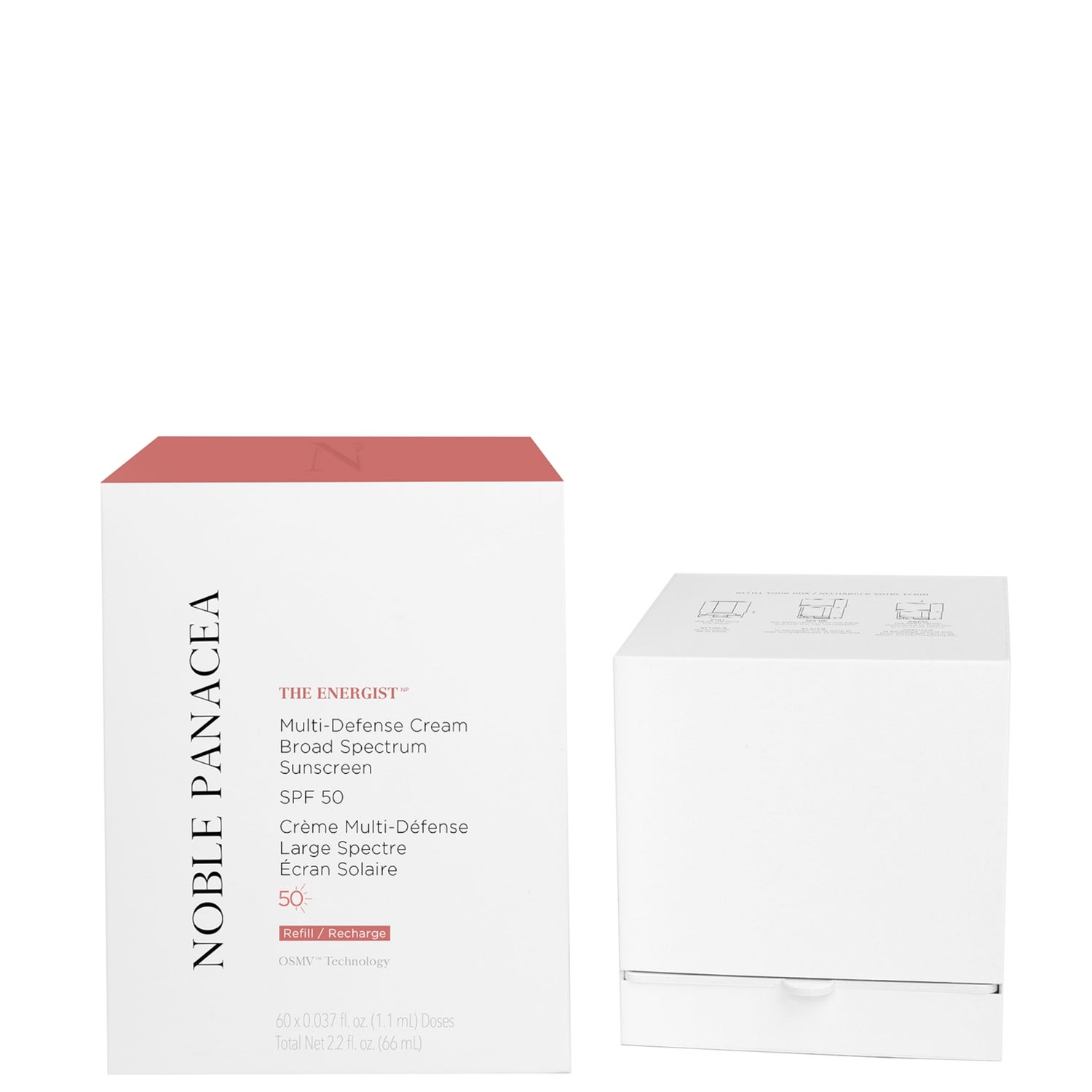 Noble Panacea The Energist Multi-Defense Cream SPF50 60 Dose Refill 66ml