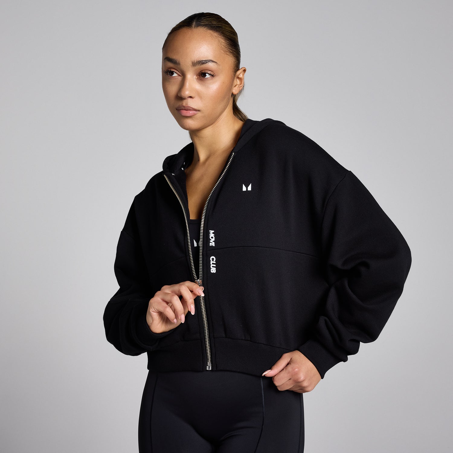 Sweat à capuche zippé MP Tempo pour femmes – Noir - M