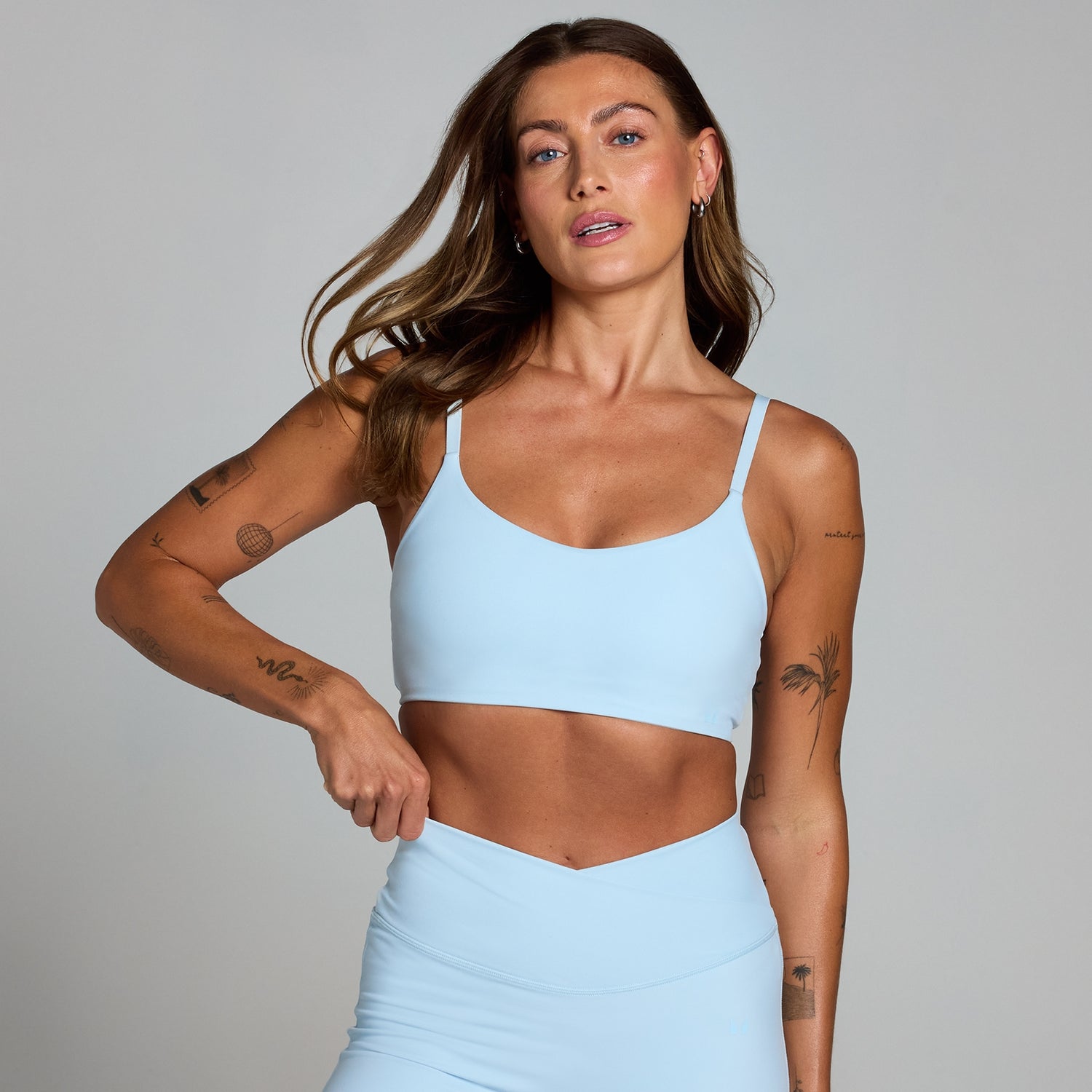 MP Women's Tempo Sports Bra - Baby Blue - M