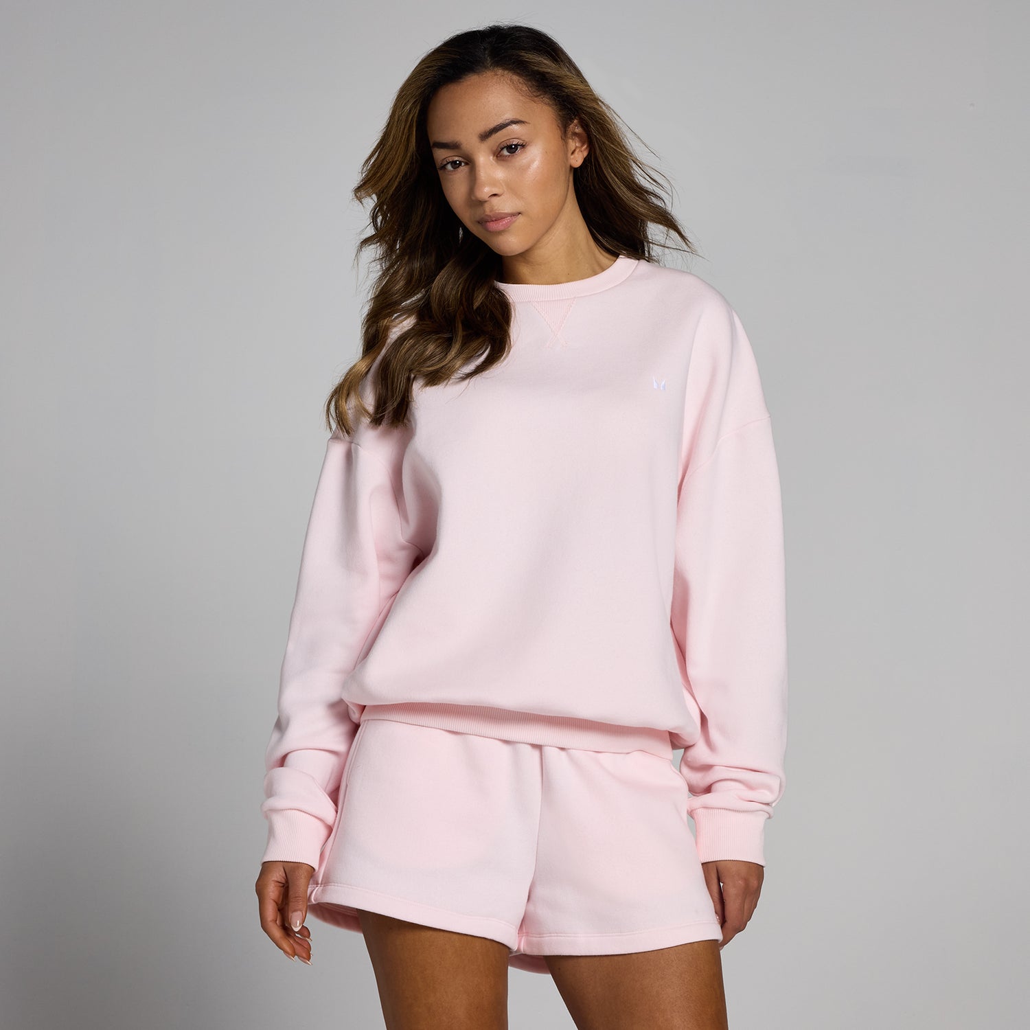 MP Women's Basics Oversized Sweatshirt - Baby Pink