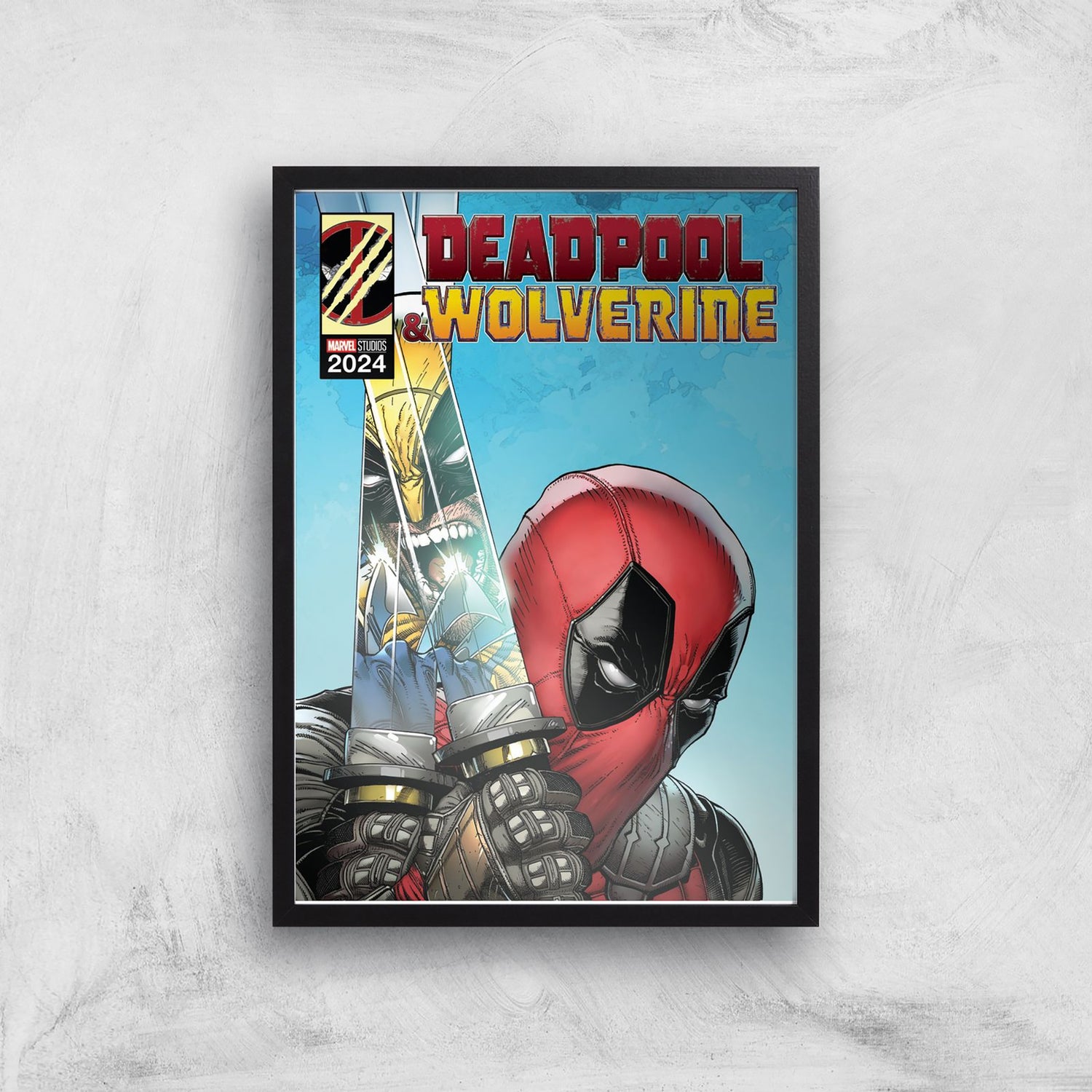 Deadpool & Wolverine  Katanas Giclee Art Print