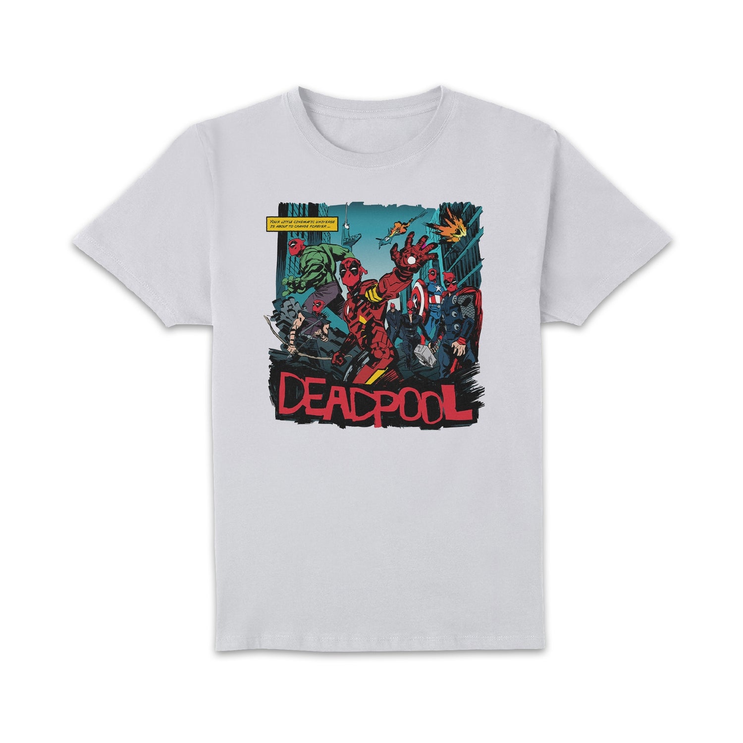 Deadpool & Wolverine Assemble Lt Unisex T-Shirt - White