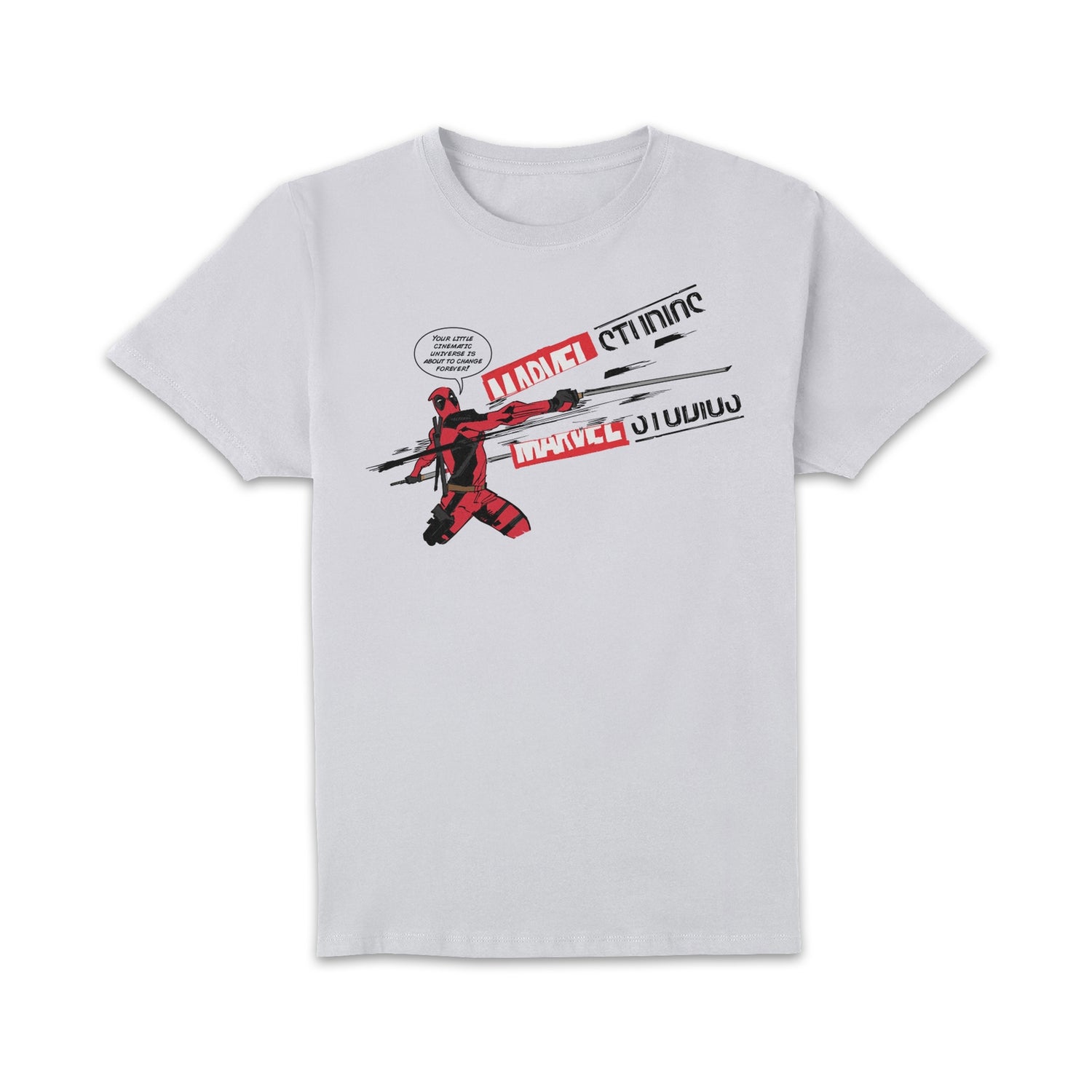Deadpool & Wolverine Little Cinematic Universe Unisex T-Shirt - White