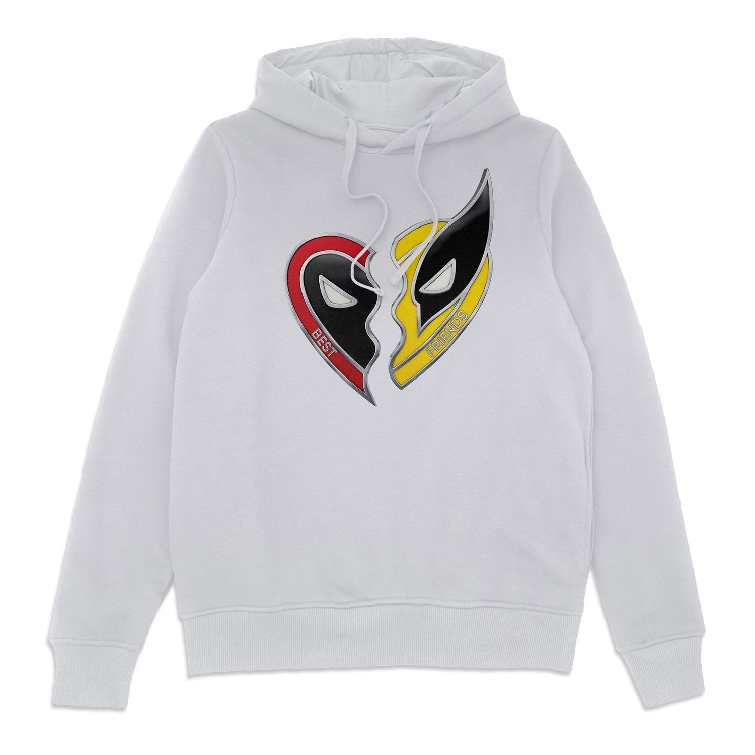 Deadpool & Wolverine Charm Hoodie - White