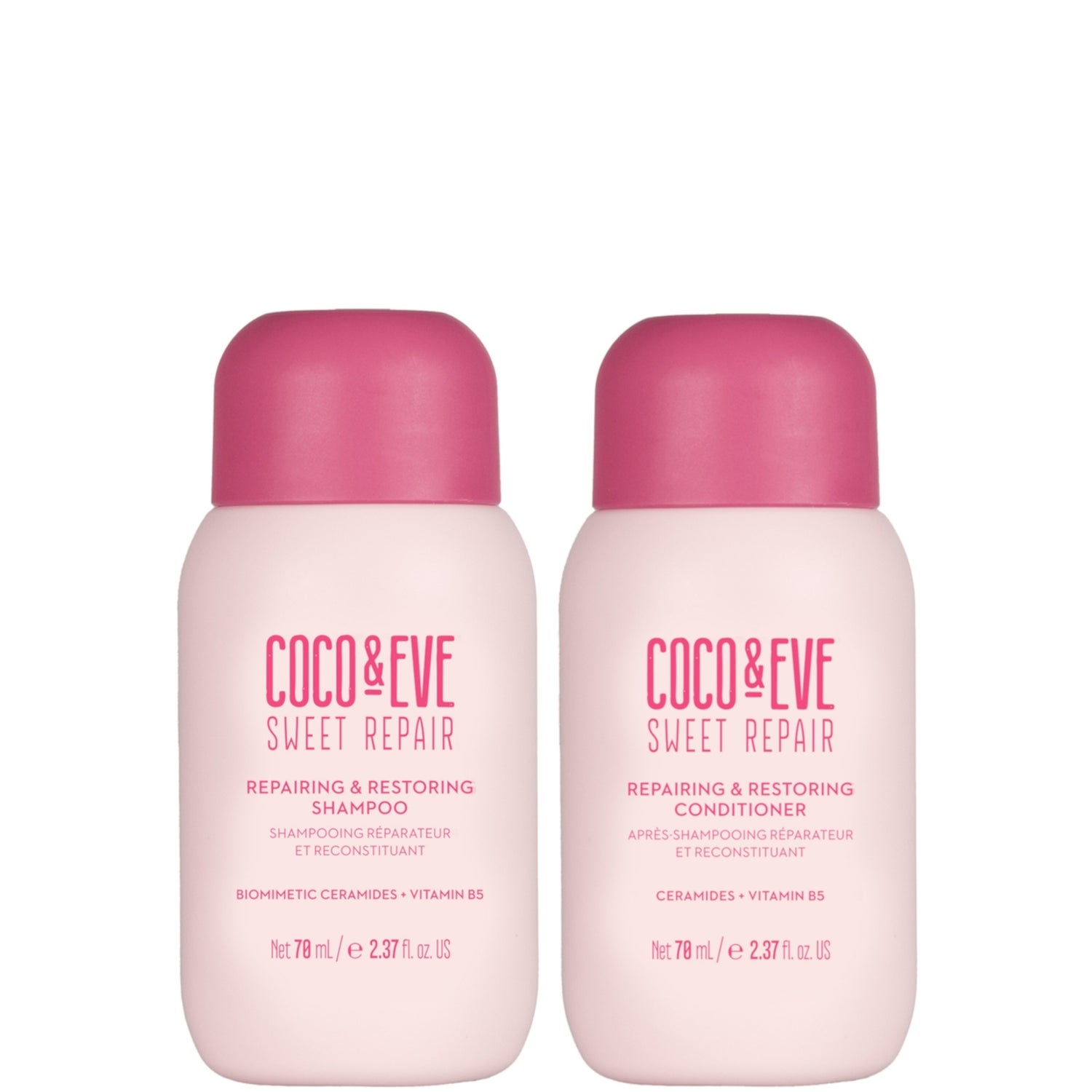 Coco & Eve Repairing & Restoring Shampoo and Conditioner Travel Bundle
