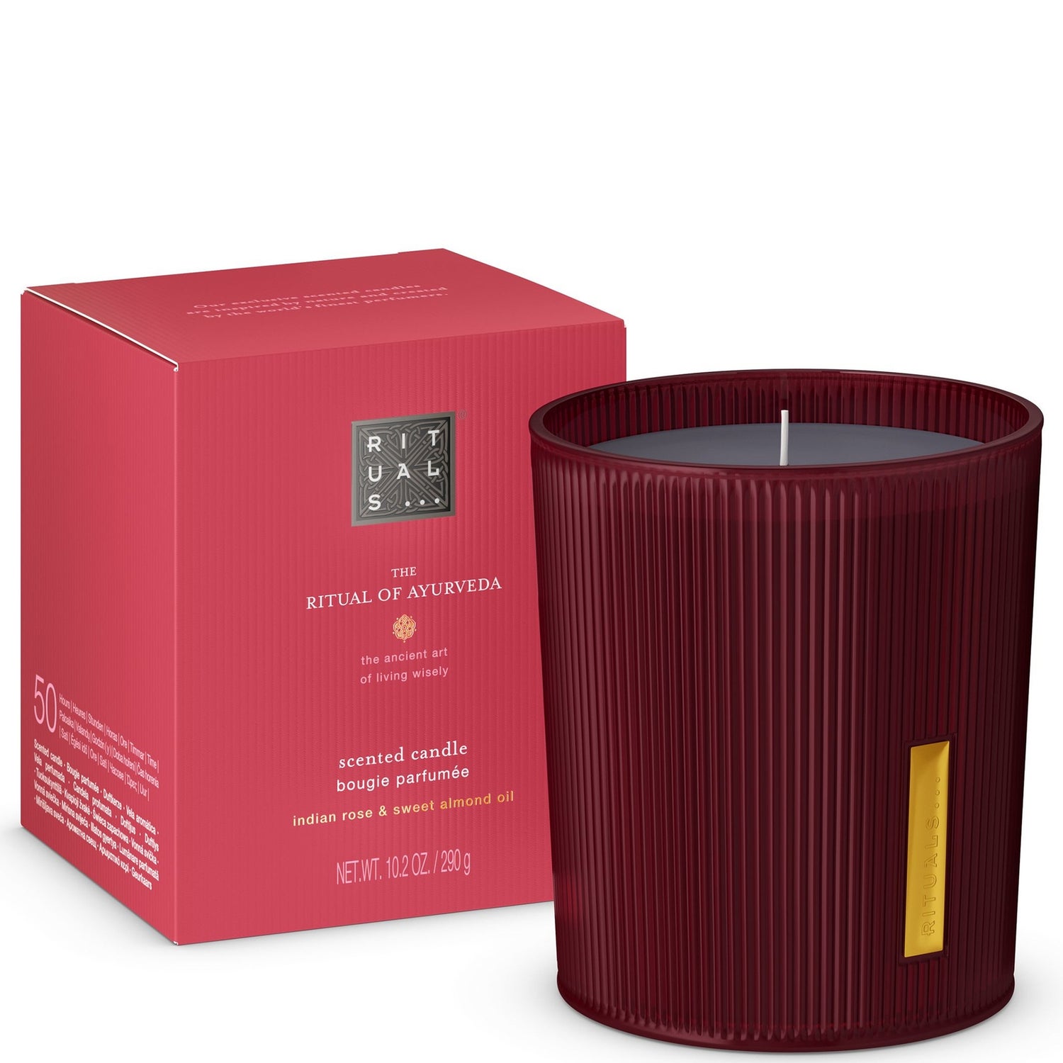 Rituals The Ritual of Ayurveda - Sweet Almond & Indian Rose - Scented Candle 290g