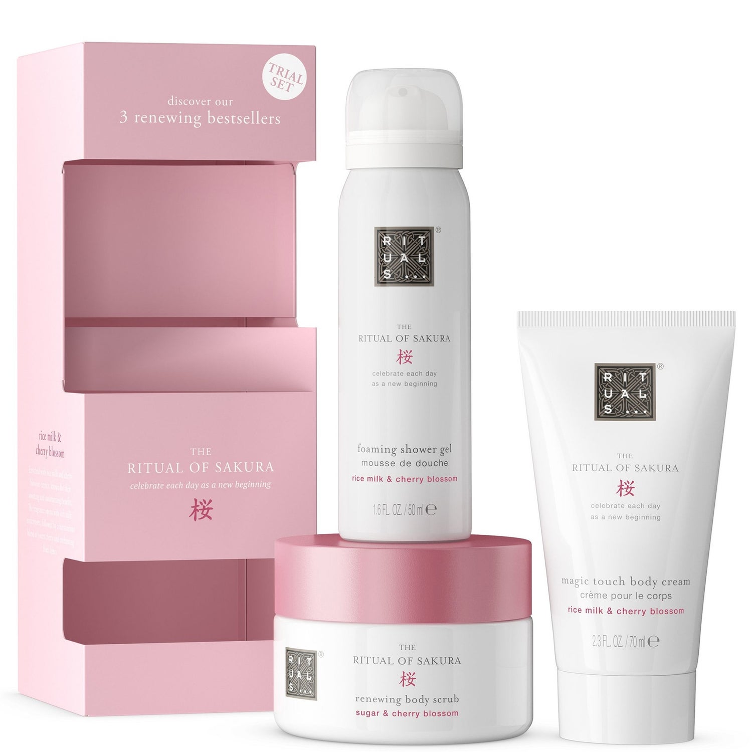 Rituals The Ritual of Sakura - Floral Cherry Blossom & Rice Milk - Mini Bath and Body Set
