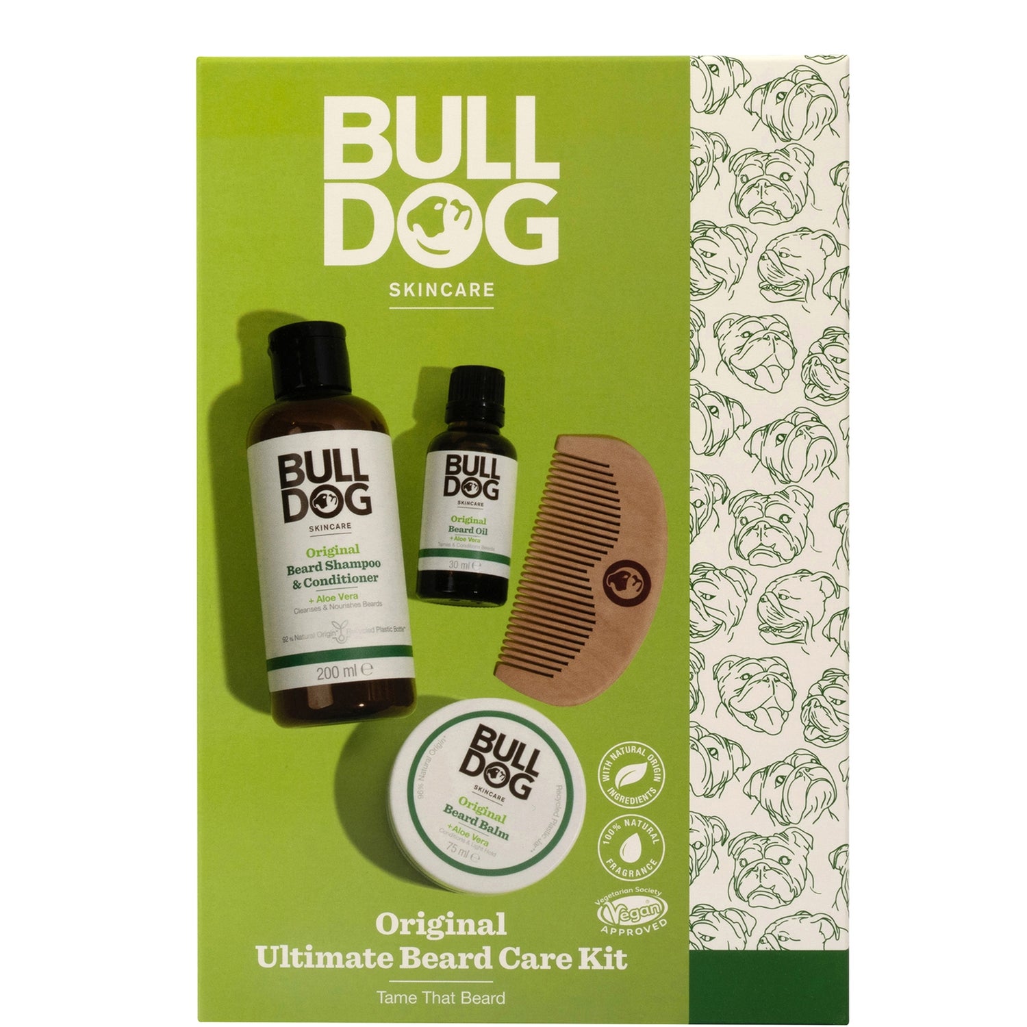 Bulldog Skincare for Men Original Ultimate Beard Care Kit National (Worth £25.50)