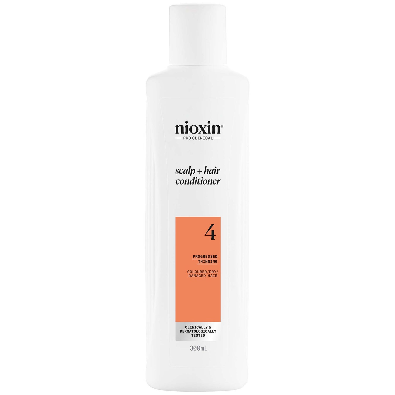 NIOXIN Scalp and Hair Thickening System 4 Conditioner for Coloured Dry and Damaged Hair with Progressed Thinning 300ml