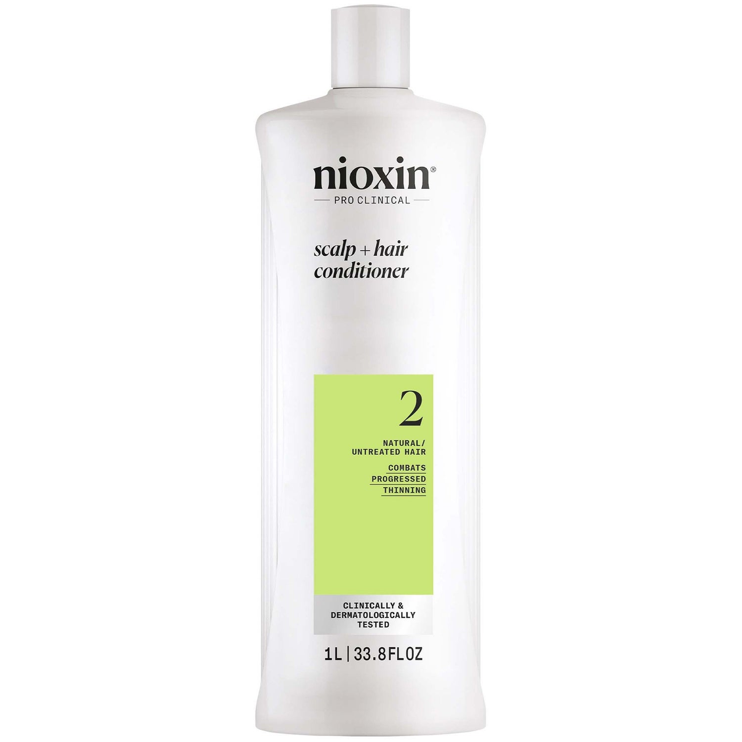 NIOXIN Scalp and Hair Thickening System 2 Conditioner for Natural Hair with Progressed Thinning 1L