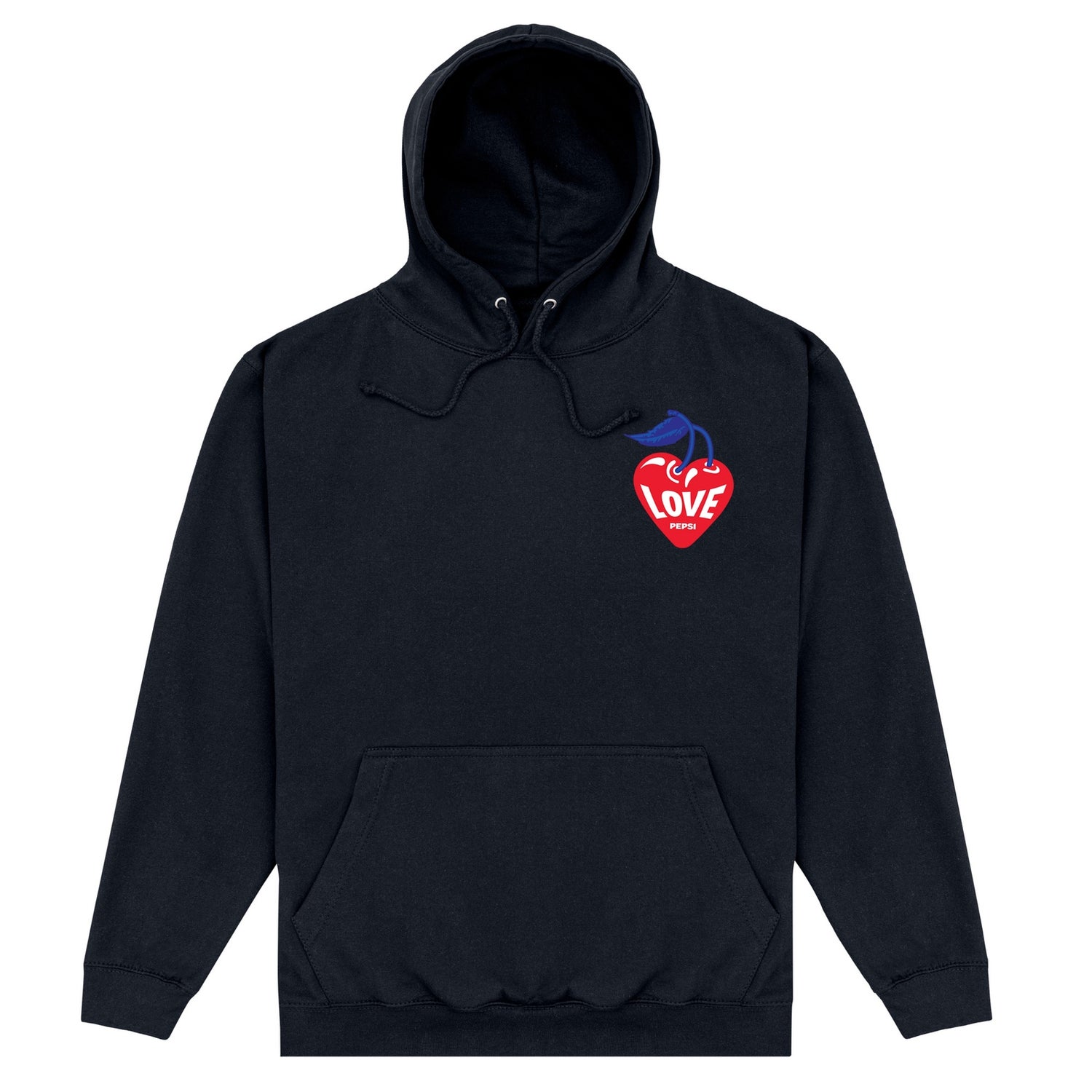 Pepsi Co. Love Pepsi Hoodie Black IWOOT UK