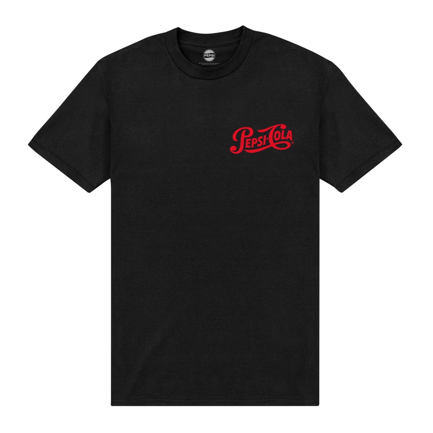 Pepsi Co. Retro Pepsi:Cola Poster Men's T-Shirt - Black
