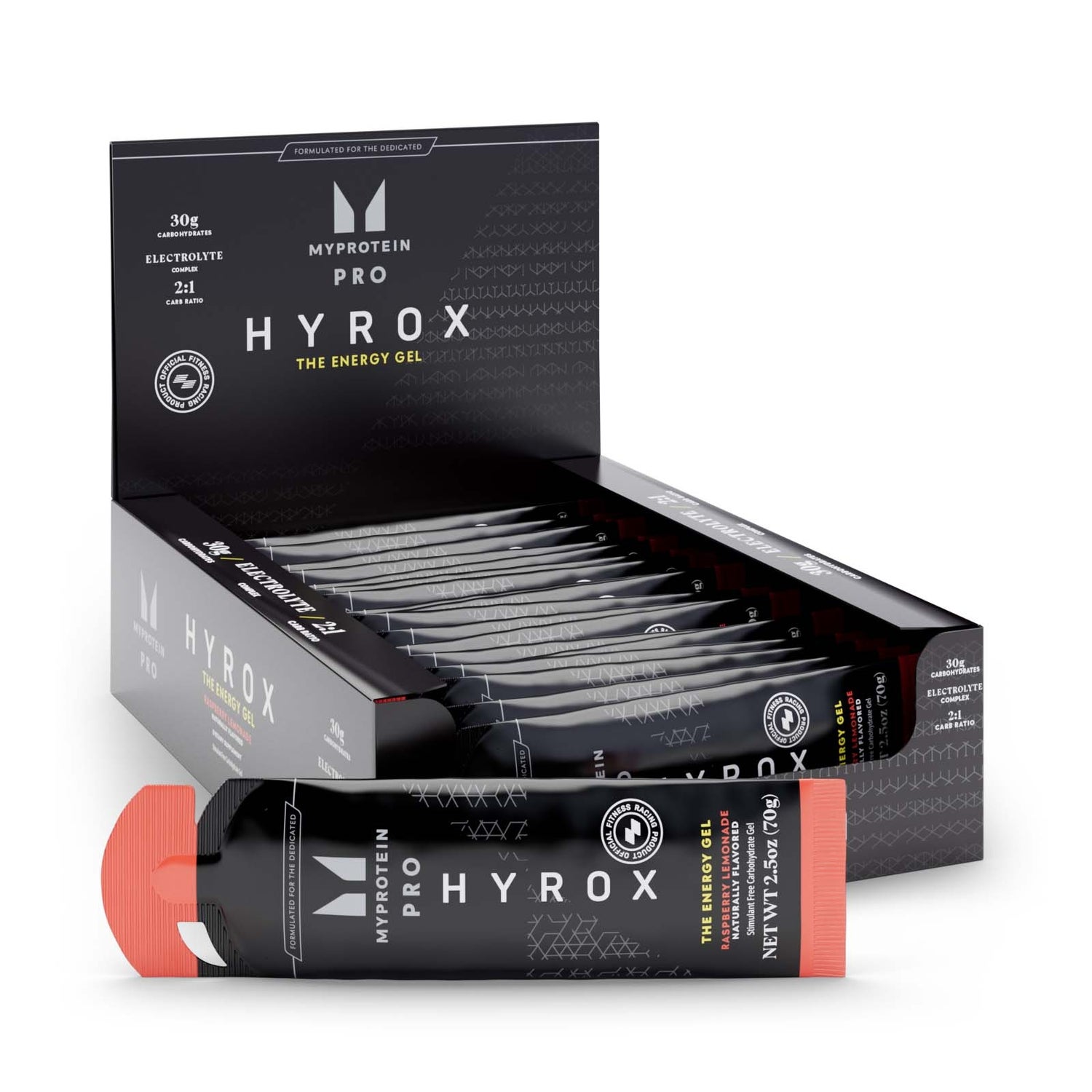 Myprotein THE Energy Gel (USA) - 20 x 70g - Raspberry Lemonade