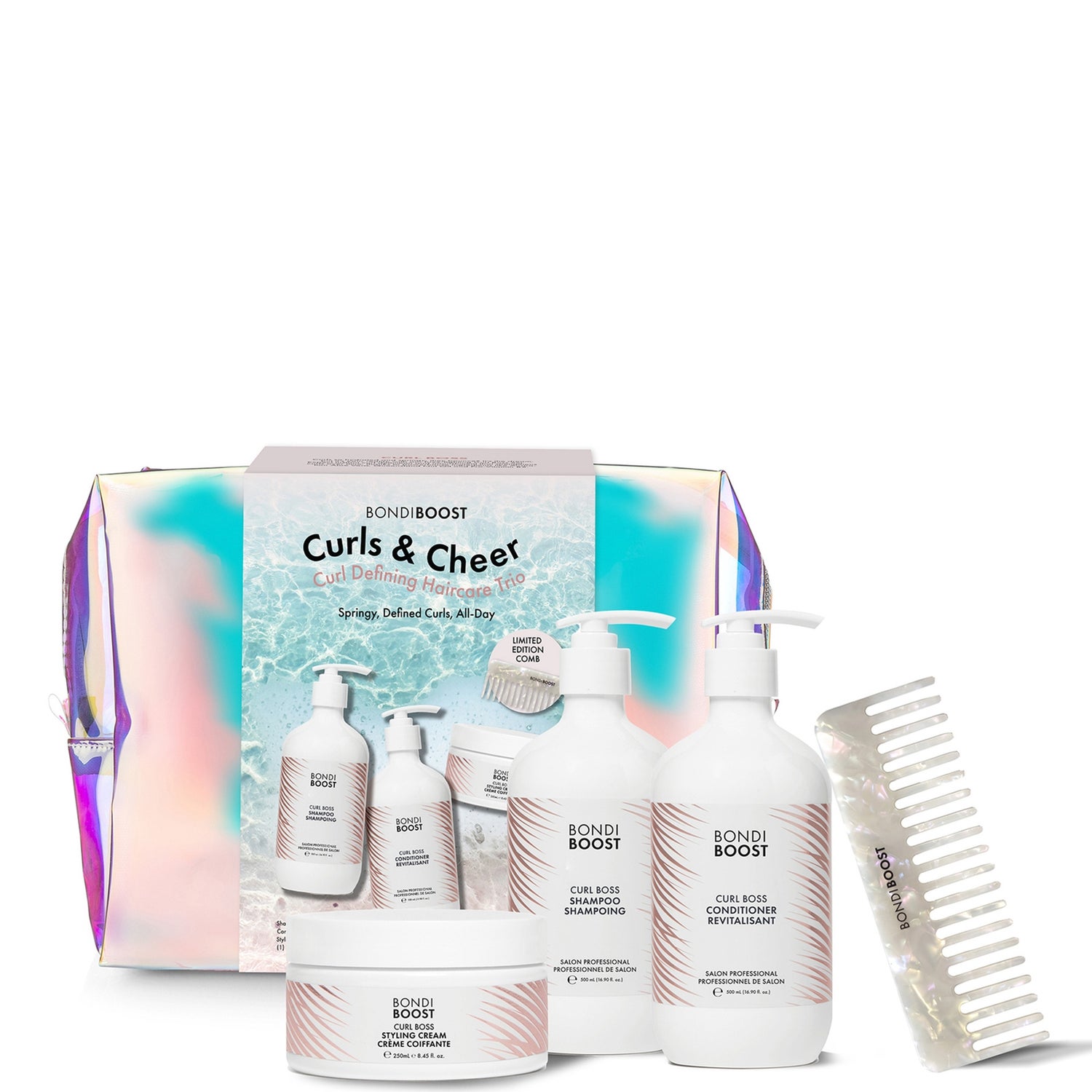 BondiBoost Curls and Cheer Curl Defining Haircare Trio