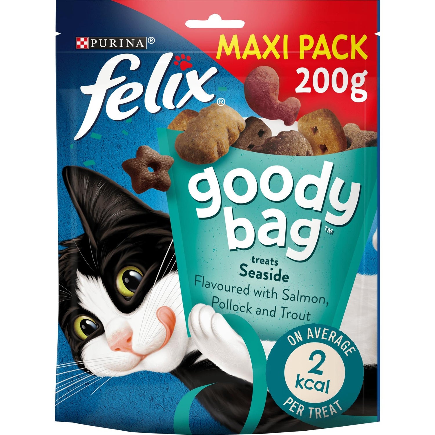 Felix Goody Bag Cat Treats Seaside Mix 200g