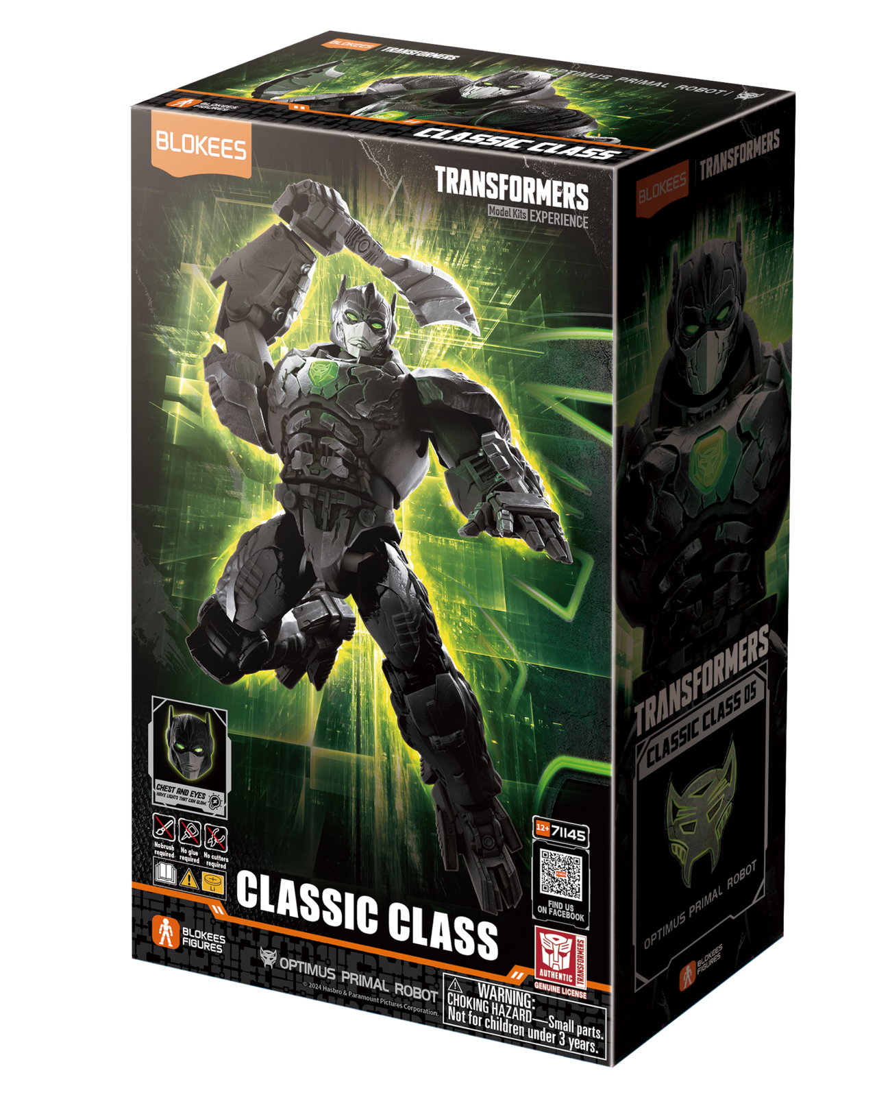 Blokees Figures Transformers Classic Class 05 Optimus Primal Robot Action Figure