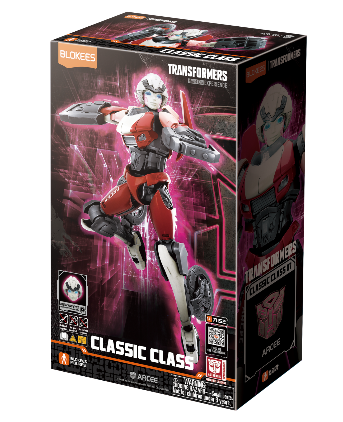 Blokees Figures Transformers Classic Class 07 Arcee Action Figure