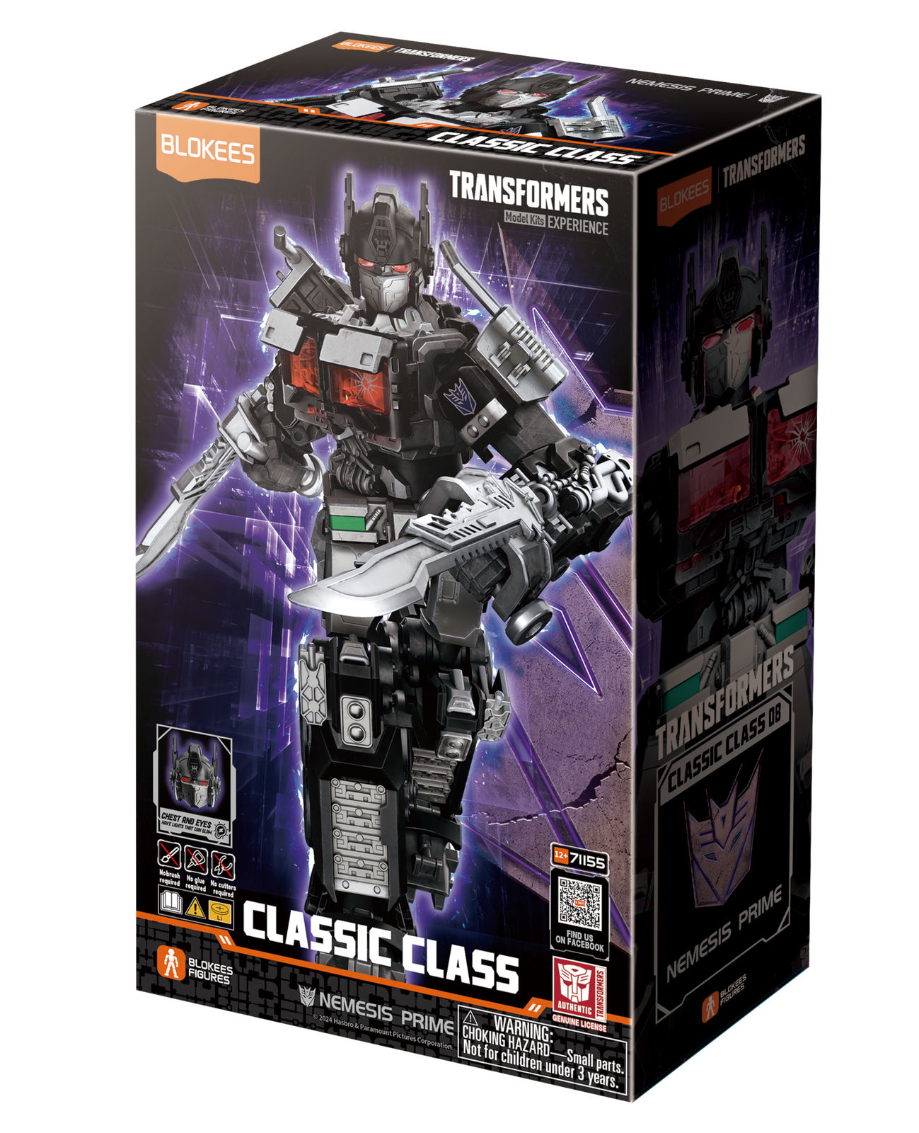 Blokees Figures Transformers Classic Class 08 Nemesis Prime Action Figure  Merchandise - Zavvi US