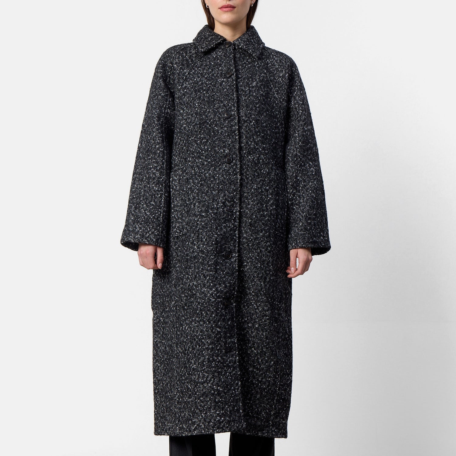 Leveté Room LR-Hailey 1 Recycled Cotton-Blend Coat - L
