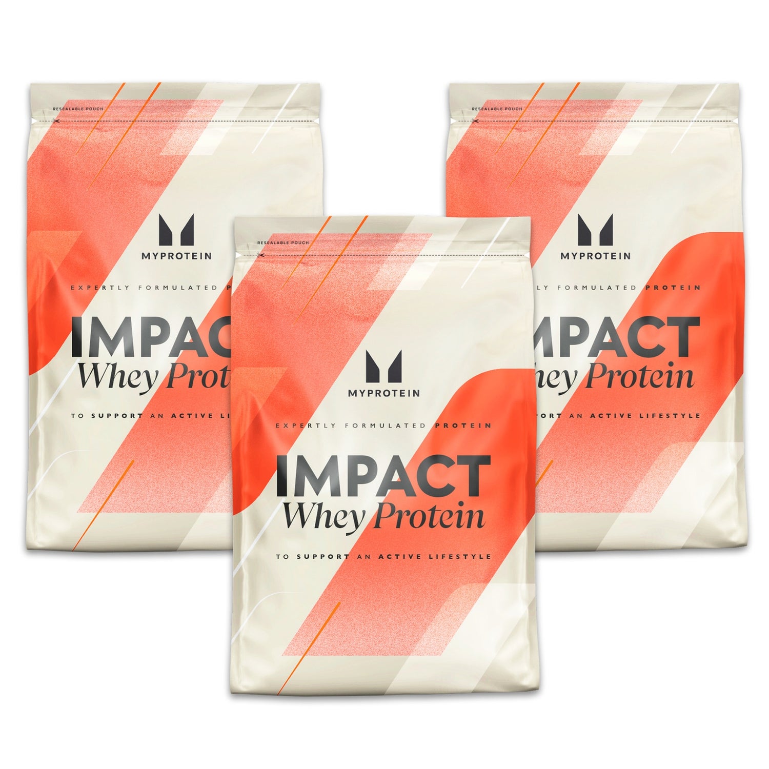 Impact Whey Protein Triple Pack - Vanilla - Banana - Strawberry Cream