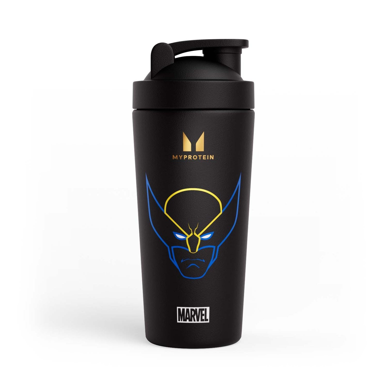 Myprotein Wolverine Metal Shaker Black MYPROTEIN