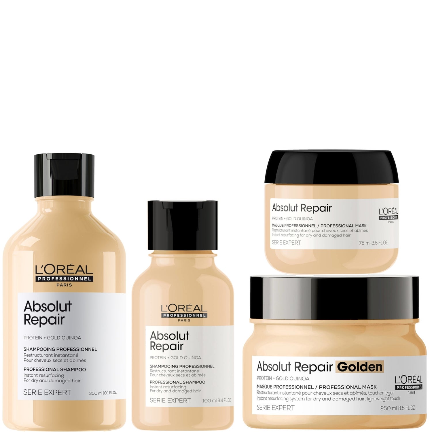 L’Oréal Professionnel Absolut Repair Shampoo and Hair Mask with Mini Shampoo and Mask
