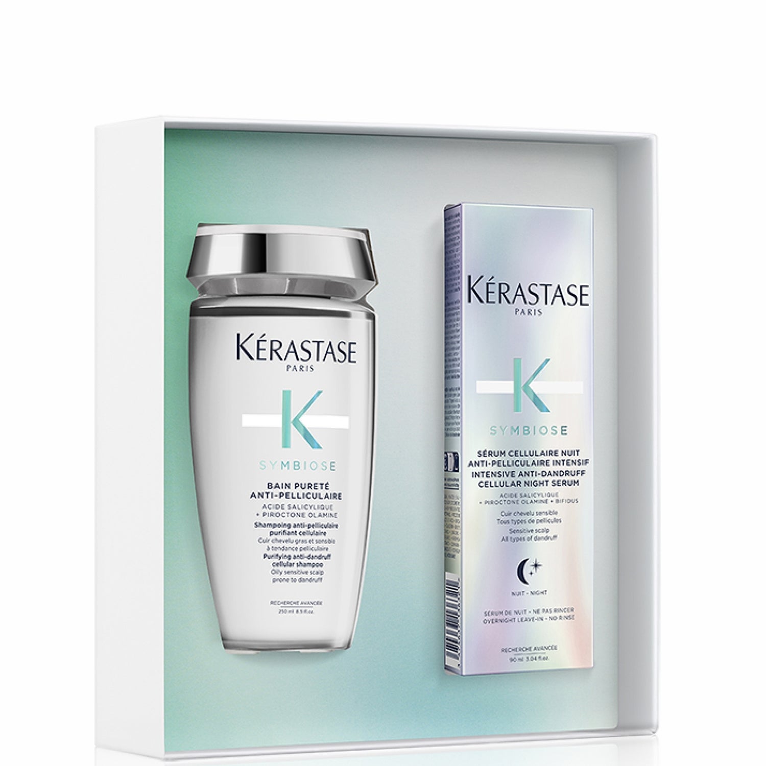 Kérastase Symbiose - Anti-Dandruff Haircare Night Duo for Sensitive and Oily Scalps - Limited Edition Gift Set