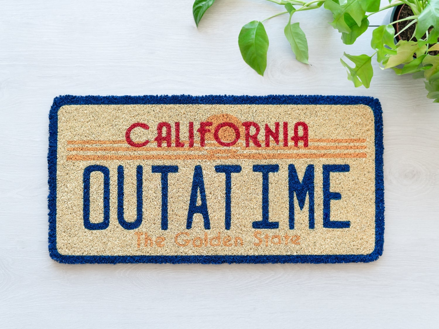 Back To The Future Door Mat