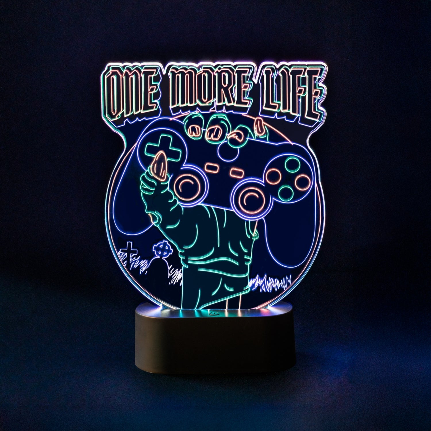 Gameration One More Life Led Table Lamp