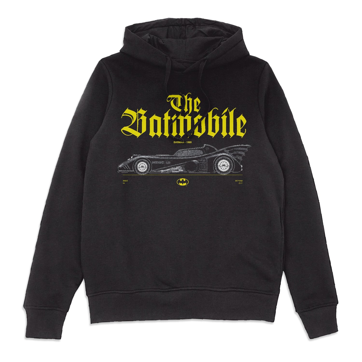 BATMAN Batmobile Profile Hoodie - Black