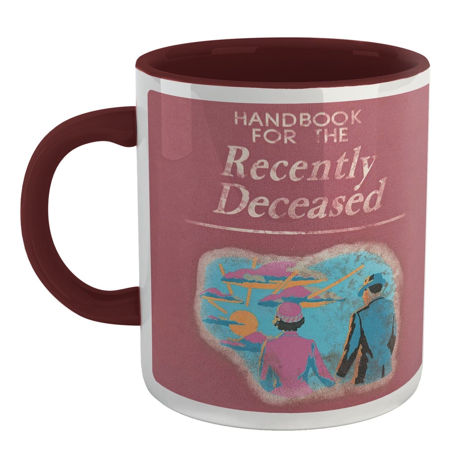 Beetlejuice Handbook For The Recently Deceased Mug - Burgundy