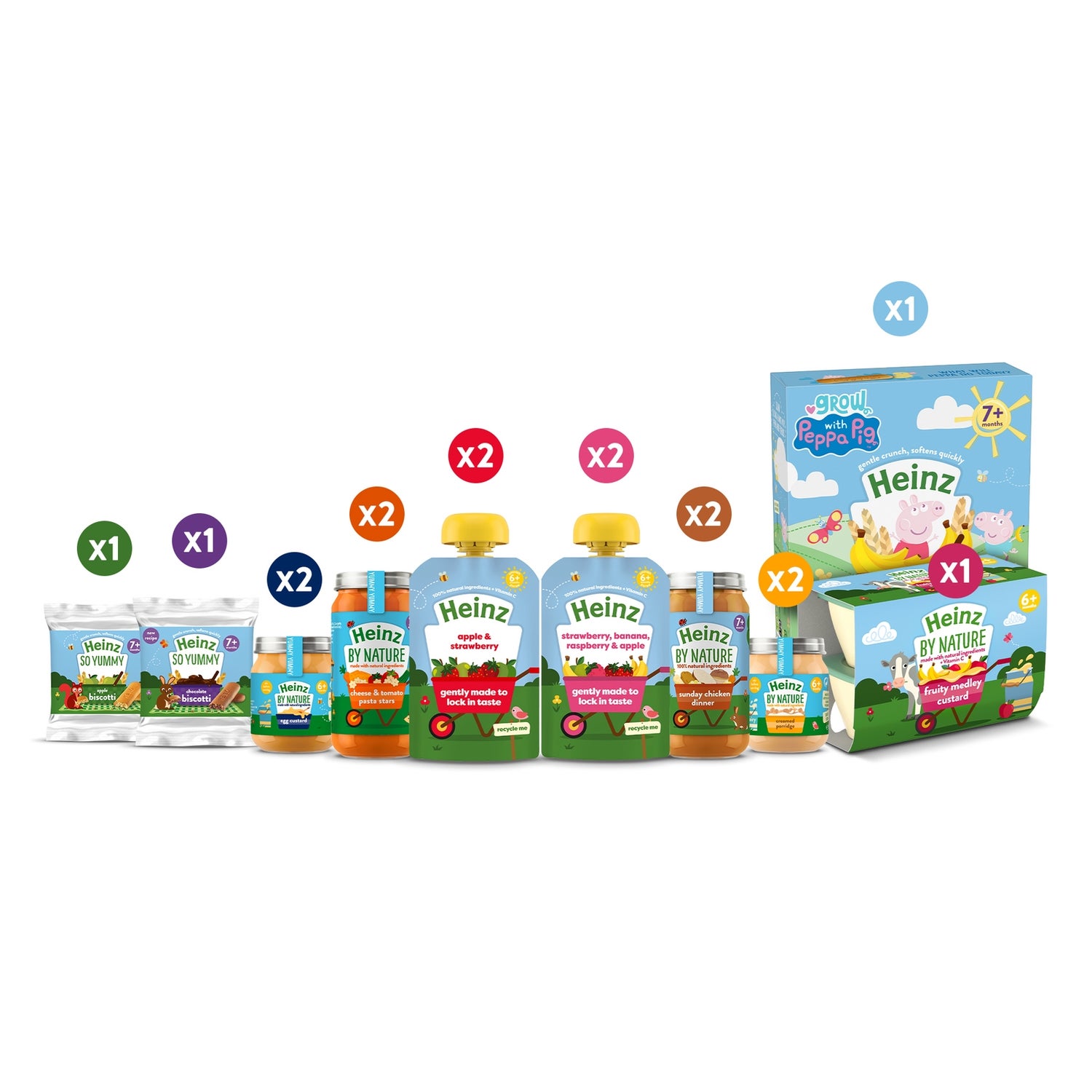 Heinz Small Baby Bundle 7+ Months Heinz To Home