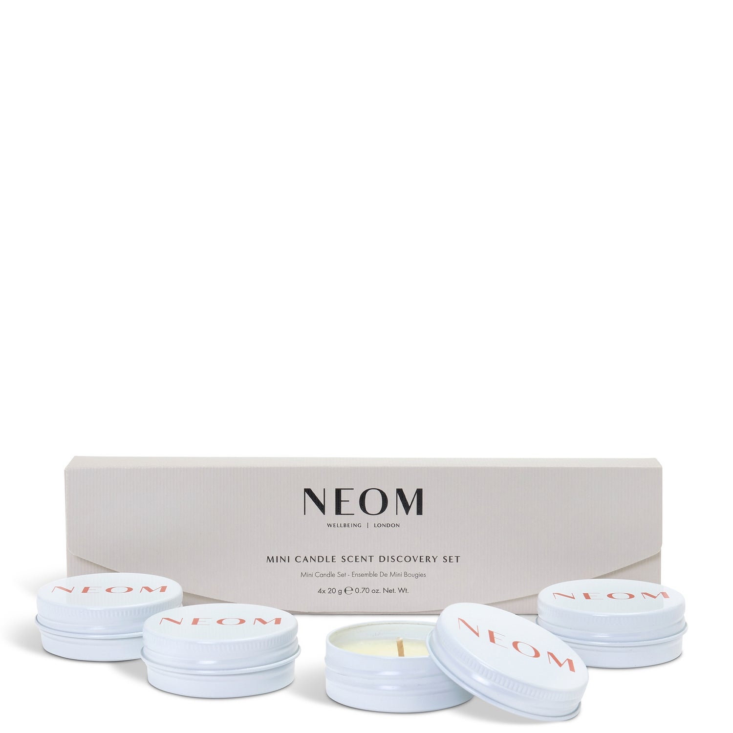 NEOM Mini Candle Scent Discovery Set