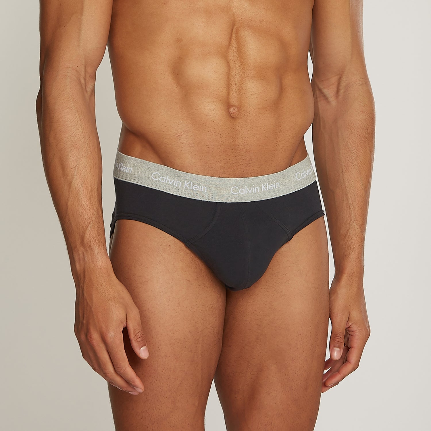 Calvin Klein Three-Pack Cotton Stretch Hip Briefs