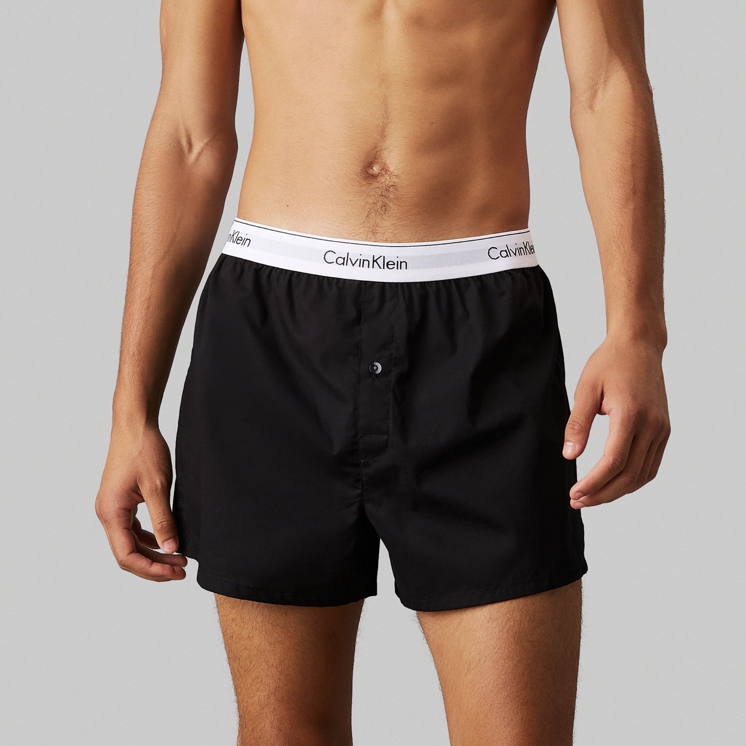 Calvin Klein Two-Pack Modern Cotton-Poplin Boxers