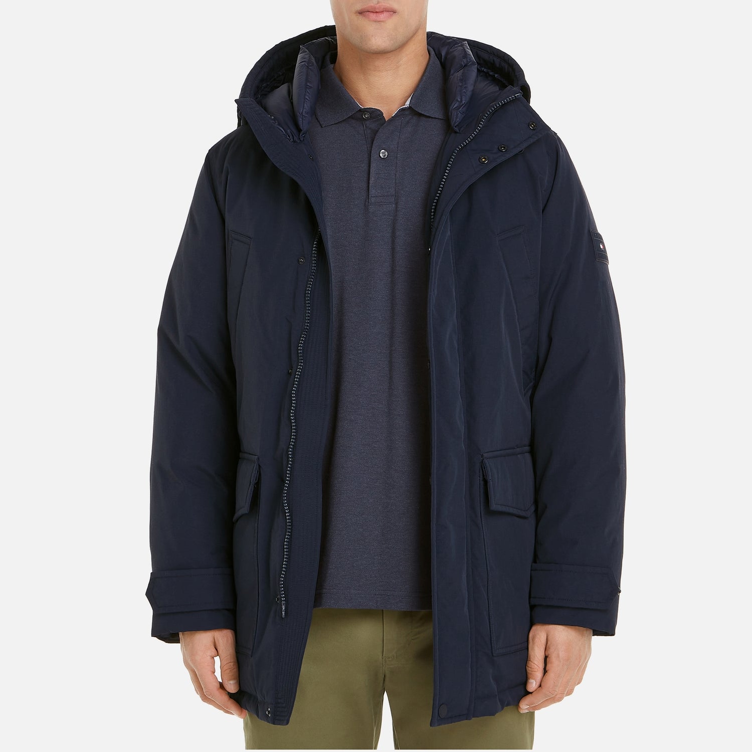 Tommy Hilfiger Rockie Nylon-Blend Parka Coat