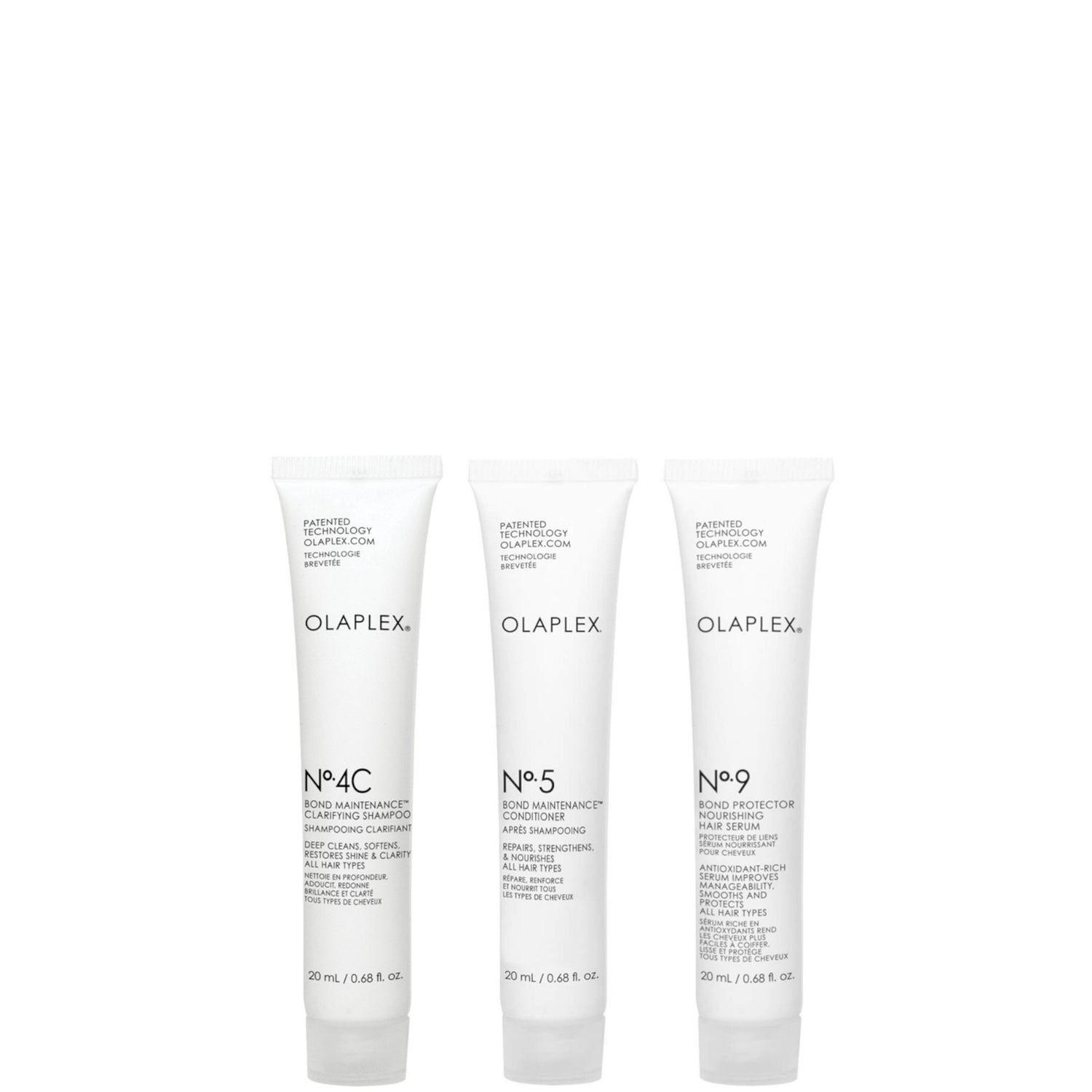 Olaplex No.4C, No.5 and No.9 20ml Bundle