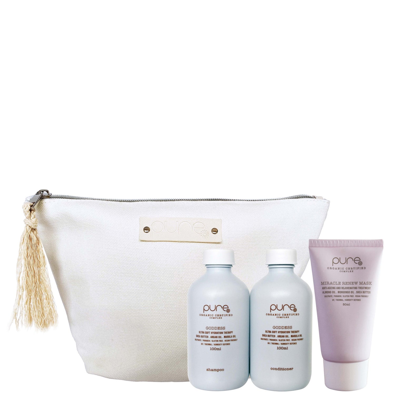 Pure Beauty Bag Travel Treatments Set - Precious + Miracle