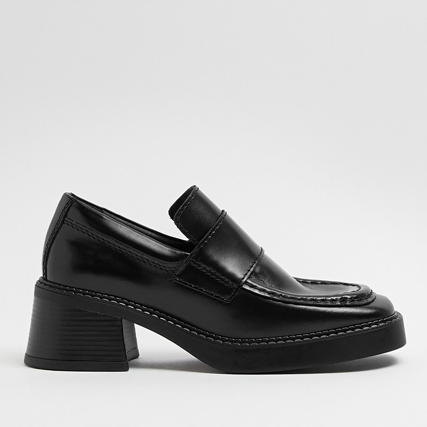 E8 by Miista Women's Karina Heeled Leather Loafers - UK 3