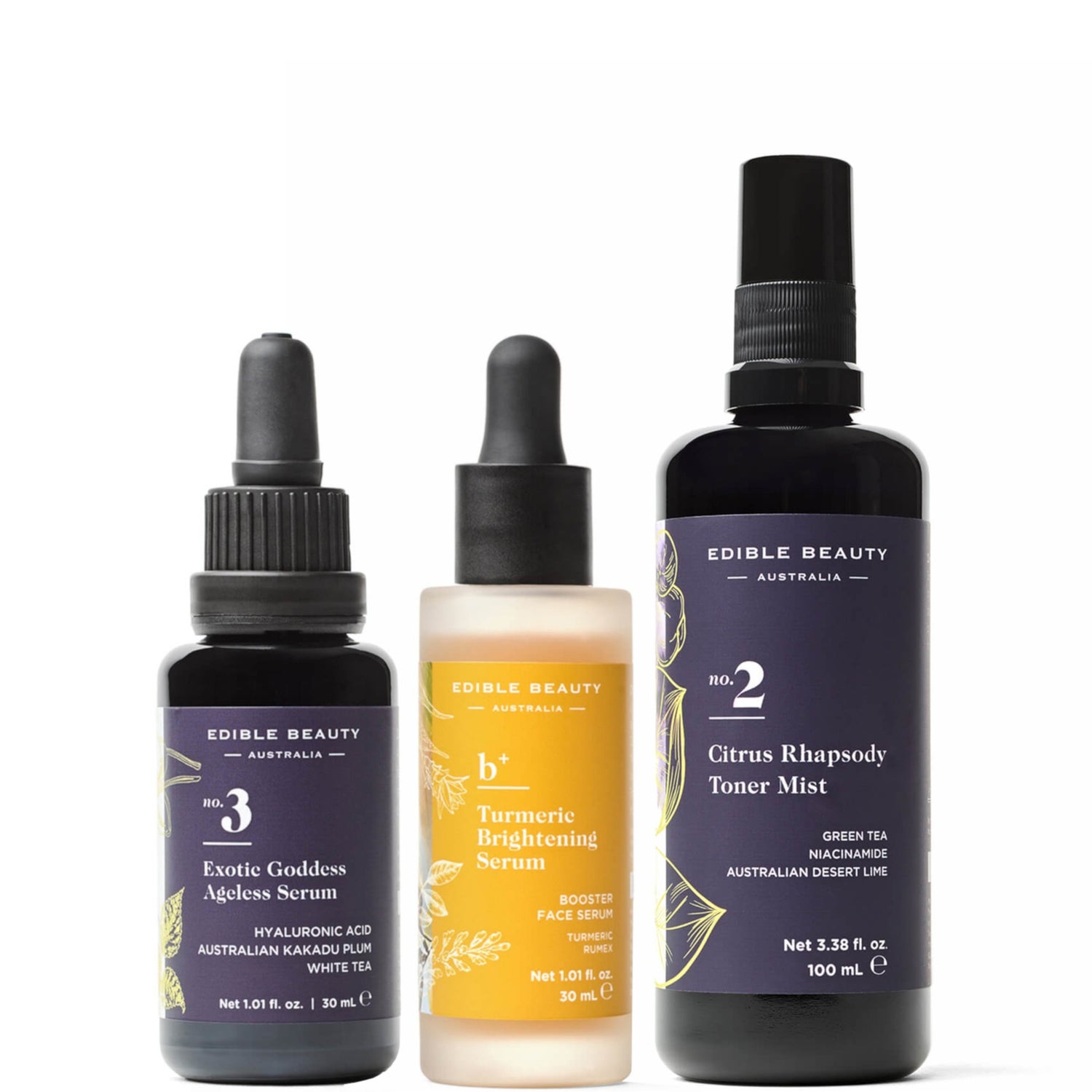 Edible Beauty Anti-Aging and Brightening Trio