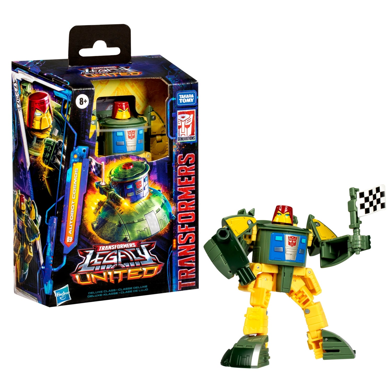 Hasbro Transformers Legacy Deluxe Class Autobot Cosmos 5.5” Action Figure, 8+