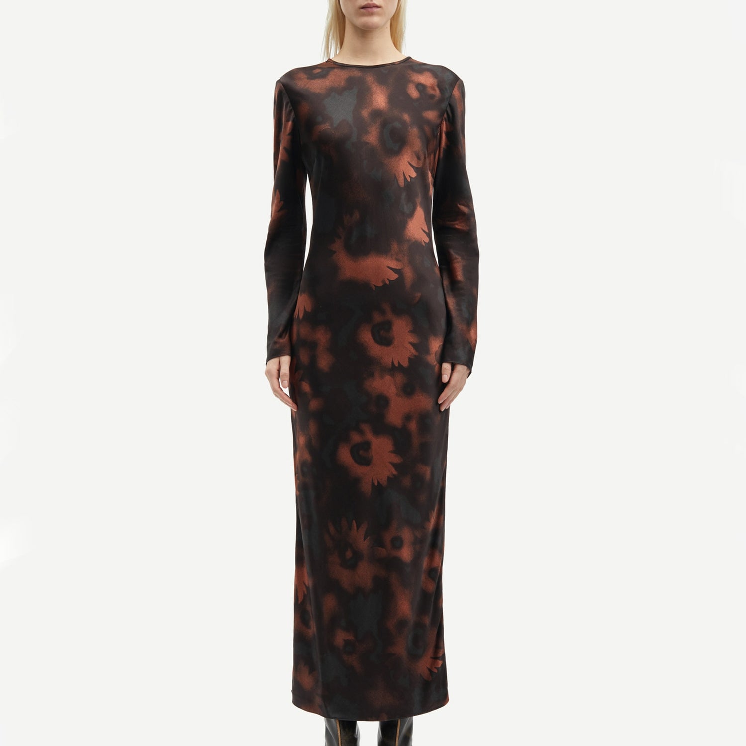 Samsøe Samsøe Alina Semi-Sheer Mesh Maxi Dress - M