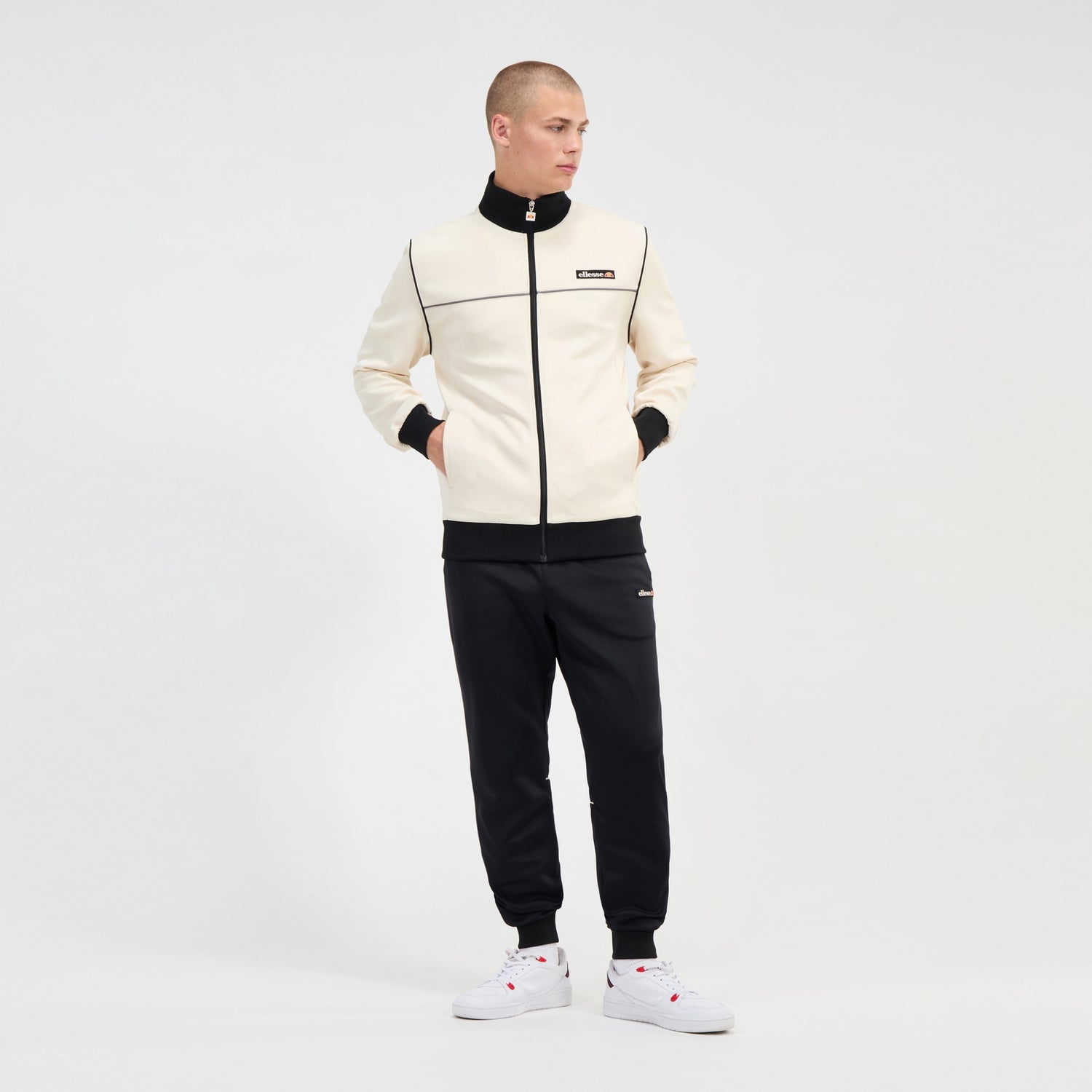 Men s San Marino Track Top White Ellesse