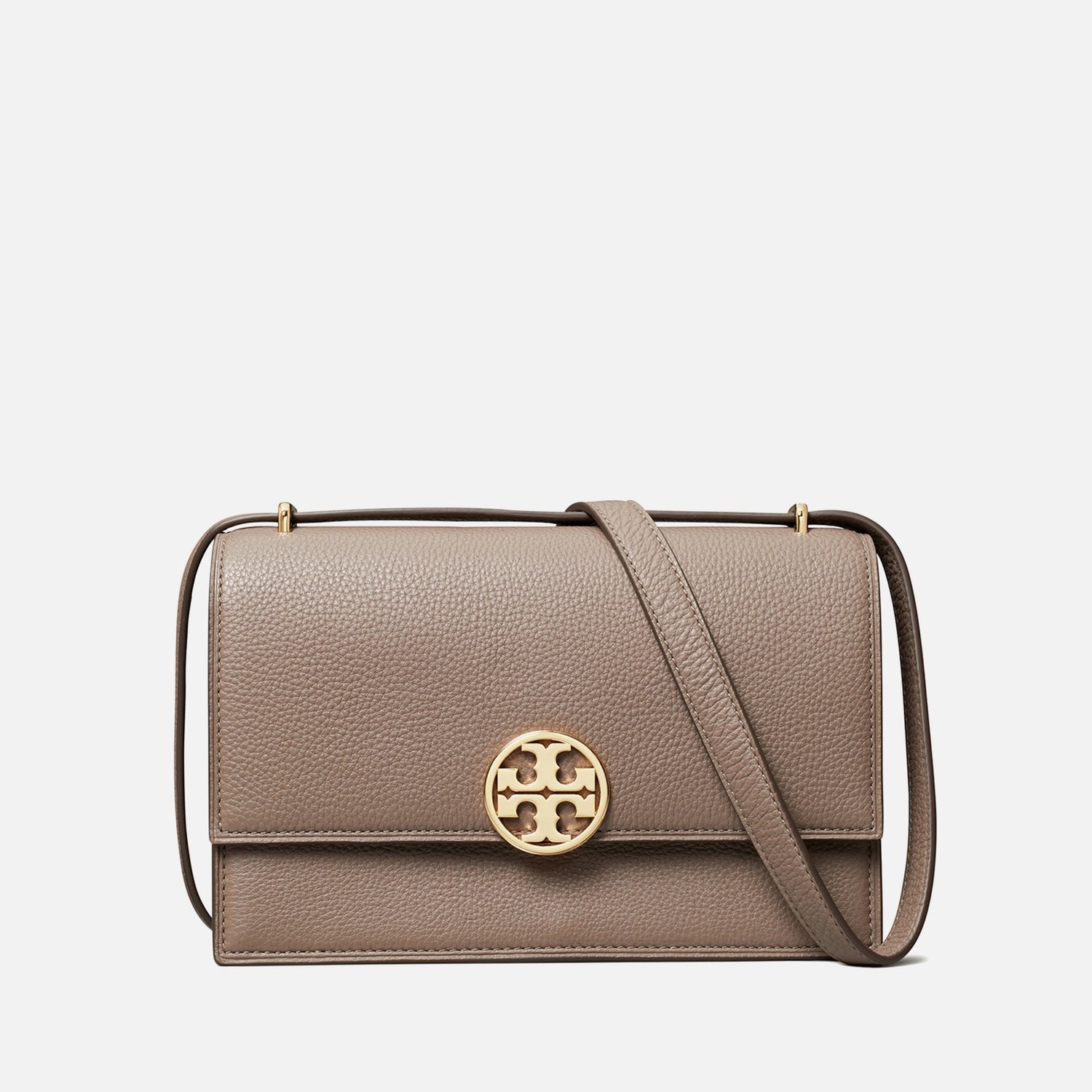 Tory Burch Miller Pebble-Grain Leather Shoulder Bag