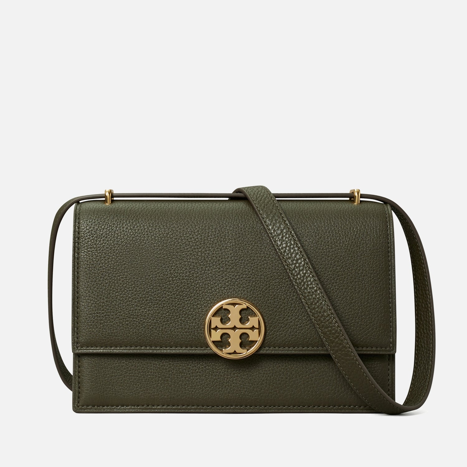 Tory Burch Miller Pebble-Grain Leather Shoulder Bag