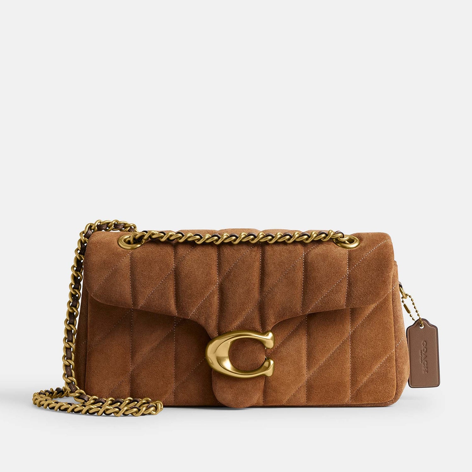 Coach Quilted Suede Tabby 26 Shoulder Bag