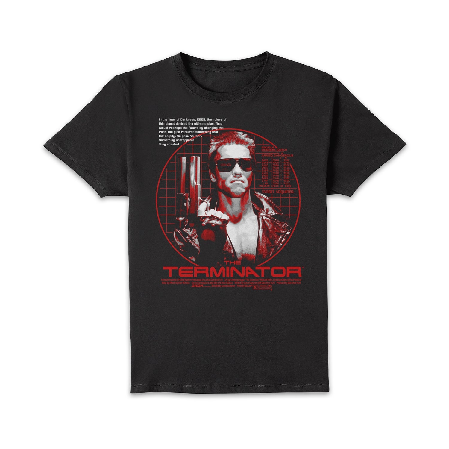 The Terminator Target Acquired Unisex T-Shirt - Black - 3XL