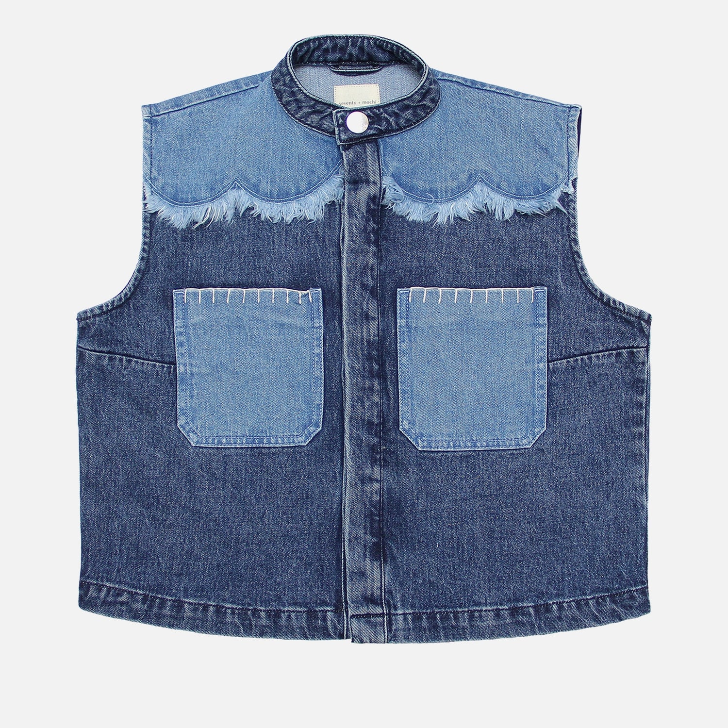 Seventy + Mochi Ari Denim Waistcoat - M